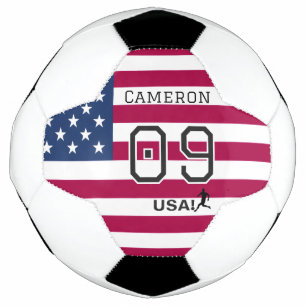Patriottische Amerikaanse Atleet Schild Sterren St Voetbal