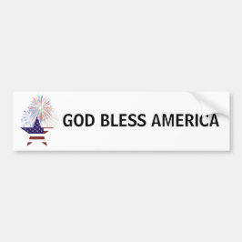 Patriottische Amerikaanse Bumpersticker