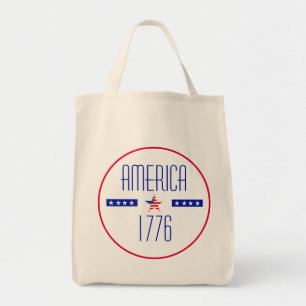 Patriottische Amerikaanse Canvas tas