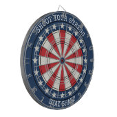 Patriottische Amerikaanse Dartbord Wand Kunst Desi (Voorkant Links)