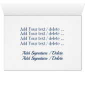 Patriottische Amerikaanse Eagle Stationery Note Ka (Binenzijde Horizontaal (Onderkant))