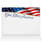 Patriottische Amerikaanse Eagle Stationery Note Ka (Binnen Horizontaal (Boven))