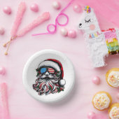 Patriottische/Amerikaanse Kerstman Papieren Kommen (Feest)