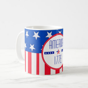 Patriottische Amerikaanse koffiemok
