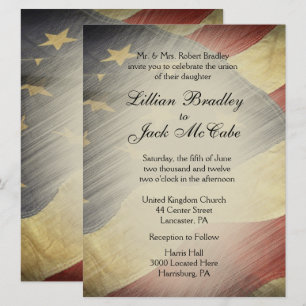 Patriottische -Amerikaanse militaire vlag Kaart