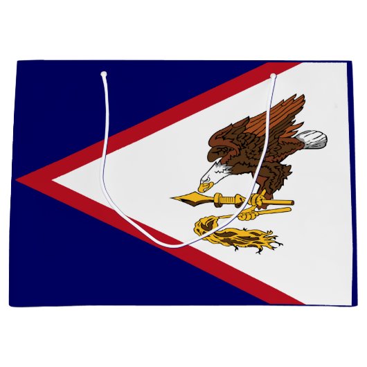 Patriottische Amerikaanse Samoa Flag Groot Cadeauzakje (Voorkant)