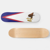 Patriottische Amerikaanse Samoa Flag Skateboard (Horizontaal)