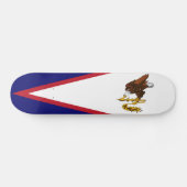 Patriottische Amerikaanse Samoa Flag Skateboard (Horizontaal)