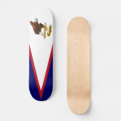 Patriottische Amerikaanse Samoa Flag Skateboard (Voorkant)