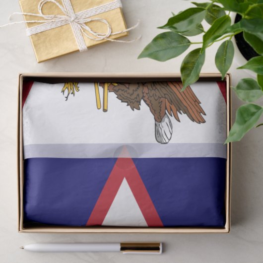 Patriottische Amerikaanse Samoa Flag Tissuepapier (Geschenk)