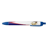 Patriottische Amerikaanse Samoa Flag Zwarte Inkt Pen (Bodem)