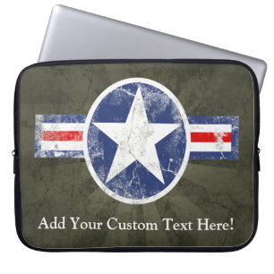 Patriottische Amerikaanse Star Laptop Sleeve
