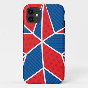 Patriottische Amerikaanse ster iPhone 11 Hoesje