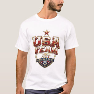 Patriottische Amerikaanse supporter fan T-shirt
