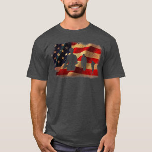 Patriottische Amerikaanse Veteranendag T-shirt