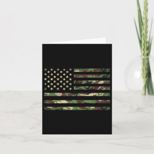 Patriottische Amerikaanse vlag 4 juli Camo Amerika Kaart