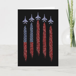 Patriottische Amerikaanse vlag 4 juli Onafhankelij Kaart