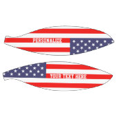 Patriottische Amerikaanse vlag, aangepast basketba Basketbal (Panelen)