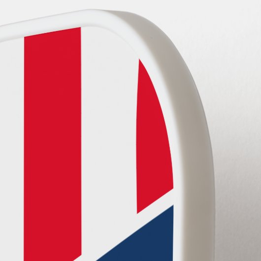 Patriottische Amerikaanse vlag aangepaste pickleba Pickleball Paddle (Links Detail)