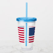 Patriottische Amerikaanse vlag Acryltiumbler Acryl Drinkbeker (Rechts)
