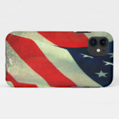 Patriottische Amerikaanse vlag Apple iPhone 11 Rob Case-Mate iPhone Case (Achterkant (horizontaal))