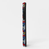 Patriottische Amerikaanse vlag Bald Eagle Wolf Case-Mate iPhone Case (Achterkant/links)