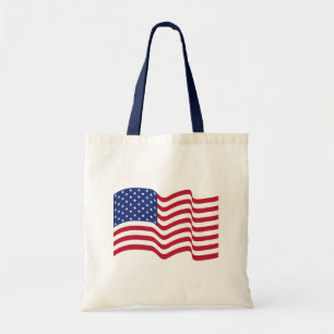 Patriottische Amerikaanse Vlag Boodschappentas Tote Bag