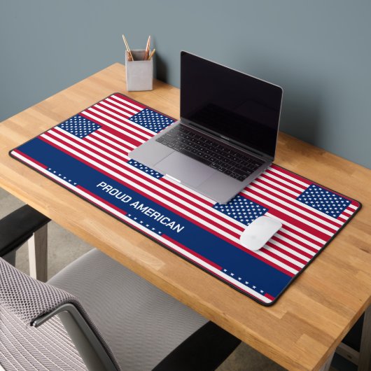 Patriottische  Amerikaanse vlag Bureaumat (Kantoor 2)