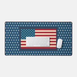 Patriottische Amerikaanse Vlag Bureaumat Cadeau