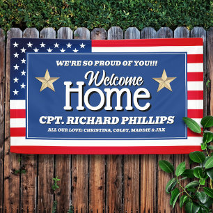 Patriottische Amerikaanse vlag Custom Military Wel Spandoek