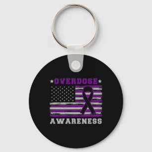Patriottische Amerikaanse vlag drugs overdosis opi Sleutelhanger
