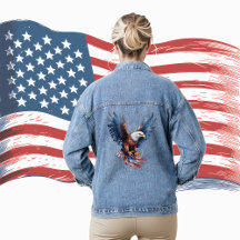 Patriottische Amerikaanse vlag Eagle