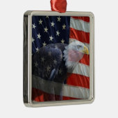 Patriottische Amerikaanse vlag Eagle Ornament (Rechts)