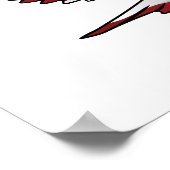 Patriottische Amerikaanse vlag Eagle Poster (Hoek)