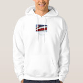 Patriottische, Amerikaanse vlag Hoodie (Voorkant)