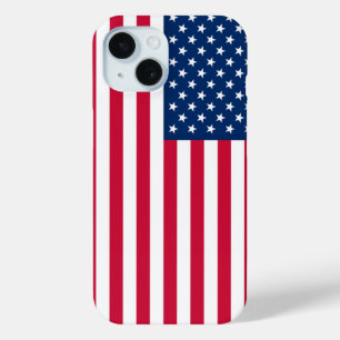 Patriottische Amerikaanse vlag iPhone Case