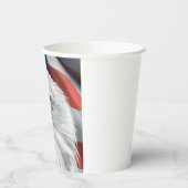 Patriottische Amerikaanse vlag kale adelaar papier Papieren Bekers (Links)