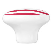 Patriottische Amerikaanse Vlag Keramische Knop (Zijkant)