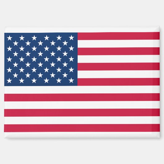 Patriottische Amerikaanse vlag Magnet Magneet (Voorkant)