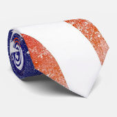 Patriottische Amerikaanse vlag Mannen Stropdas (Opgerold)