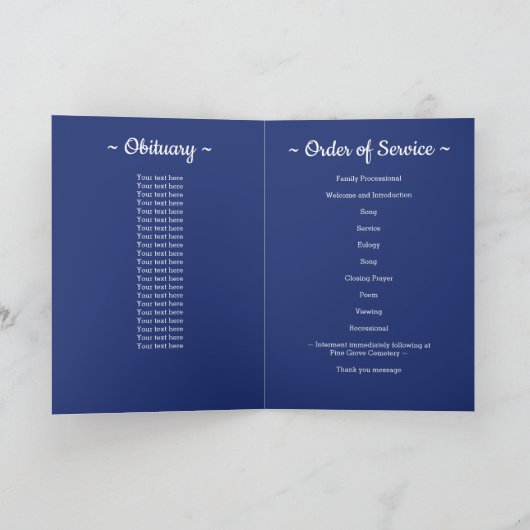 Patriottische Amerikaanse vlag Memorial Veteran be Programma (Binnen)