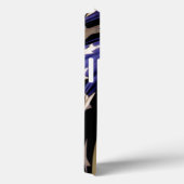 Patriottische Amerikaanse vlag monogram Case-Mate iPhone Case (Achterkant / Rechts)