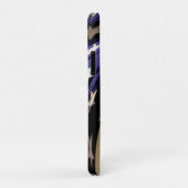 Patriottische Amerikaanse vlag monogram Case-Mate iPhone Case (Achterkant/rechts)