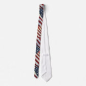 Patriottische Amerikaanse vlag Necktie Stropdas (Achterkant)