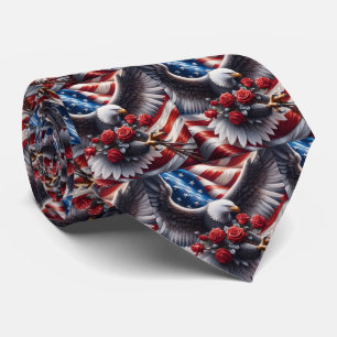 Patriottische Amerikaanse Vlag Nekdas Stropdas