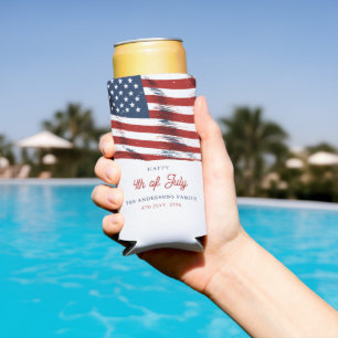 Patriottische Amerikaanse vlag op 4 juli