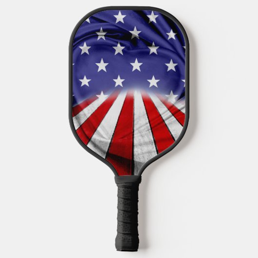 Patriottische Amerikaanse vlag Pickleball Paddle (Achterkant)