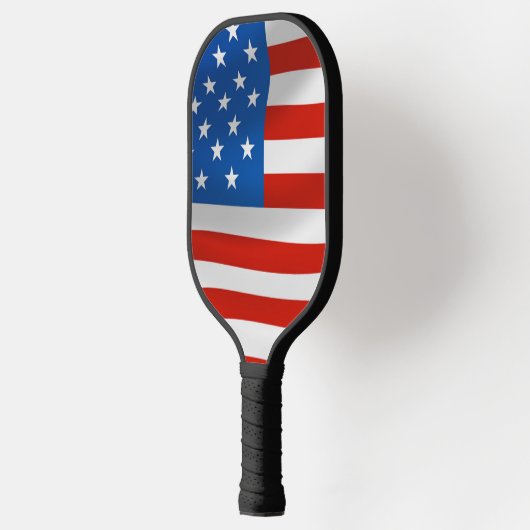 PATRIOTTISCHE AMERIKAANSE VLAG PICKLEBALL PADDLE (Links)