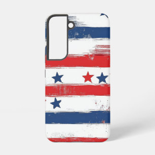 Patriottische Amerikaanse vlag Samsung Galaxy Hoesje