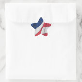 Patriottische Amerikaanse vlag Ster Sticker (Tas)